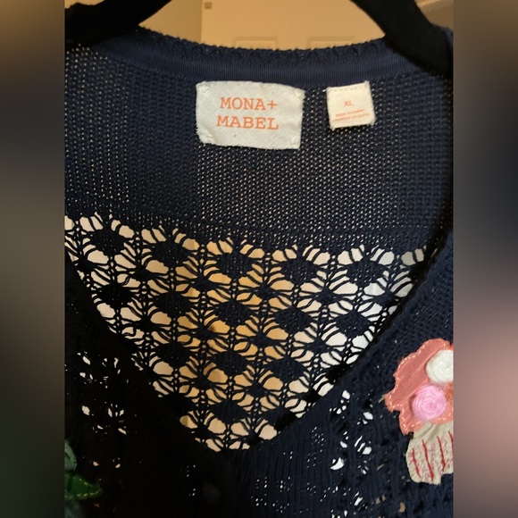 Anthropologie Mona + Mabel Floriography Cardigan XL - Picture 6 of 8